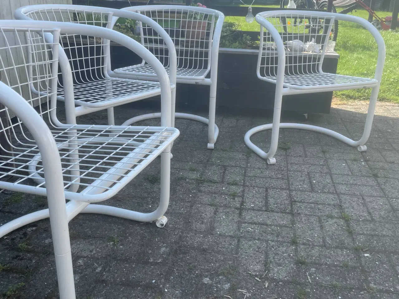 Billede 1 - 4 retro frisvinger i metal 