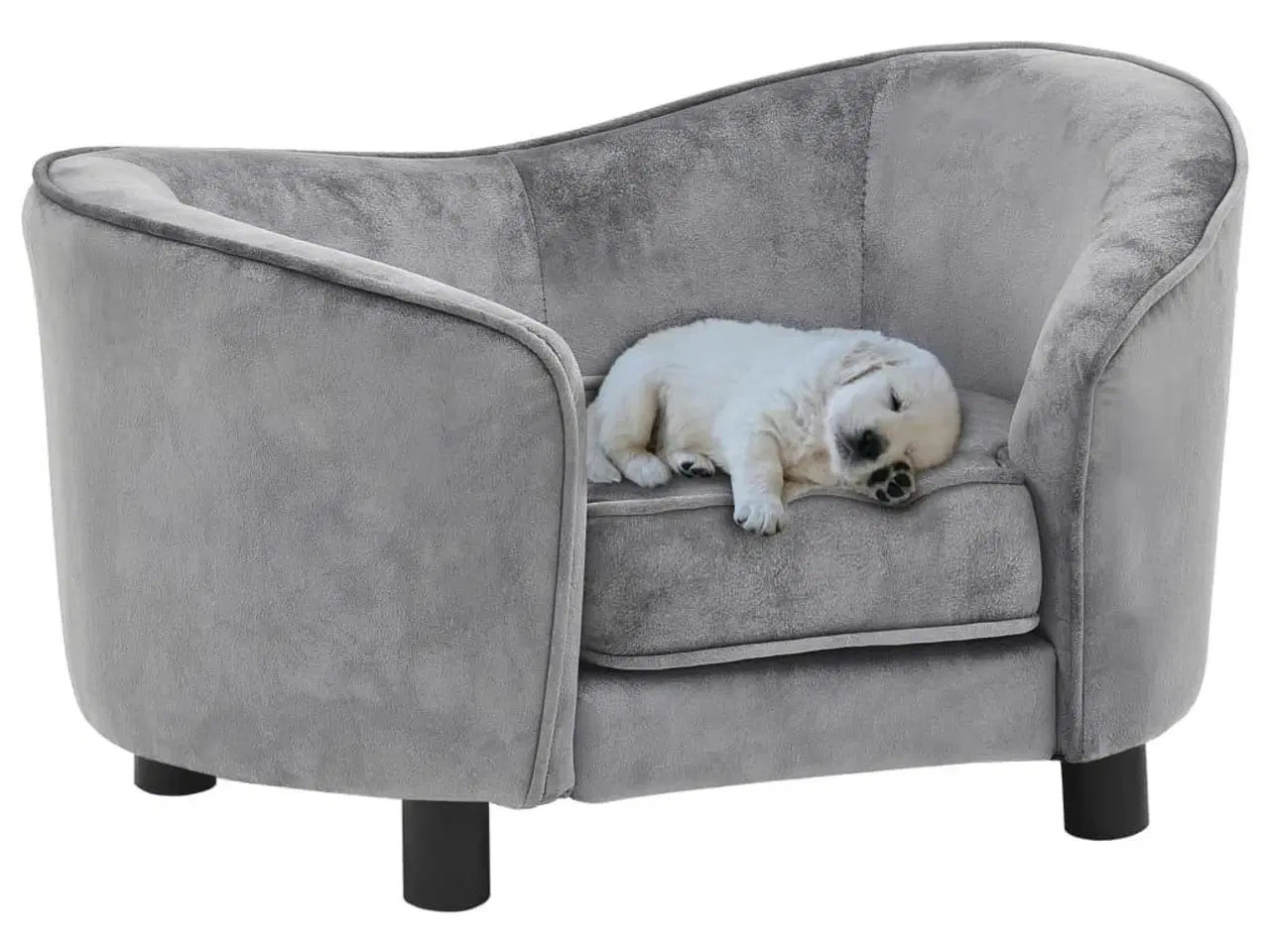 Billede 1 - Hundesofa 69x49x40 cm plys grå