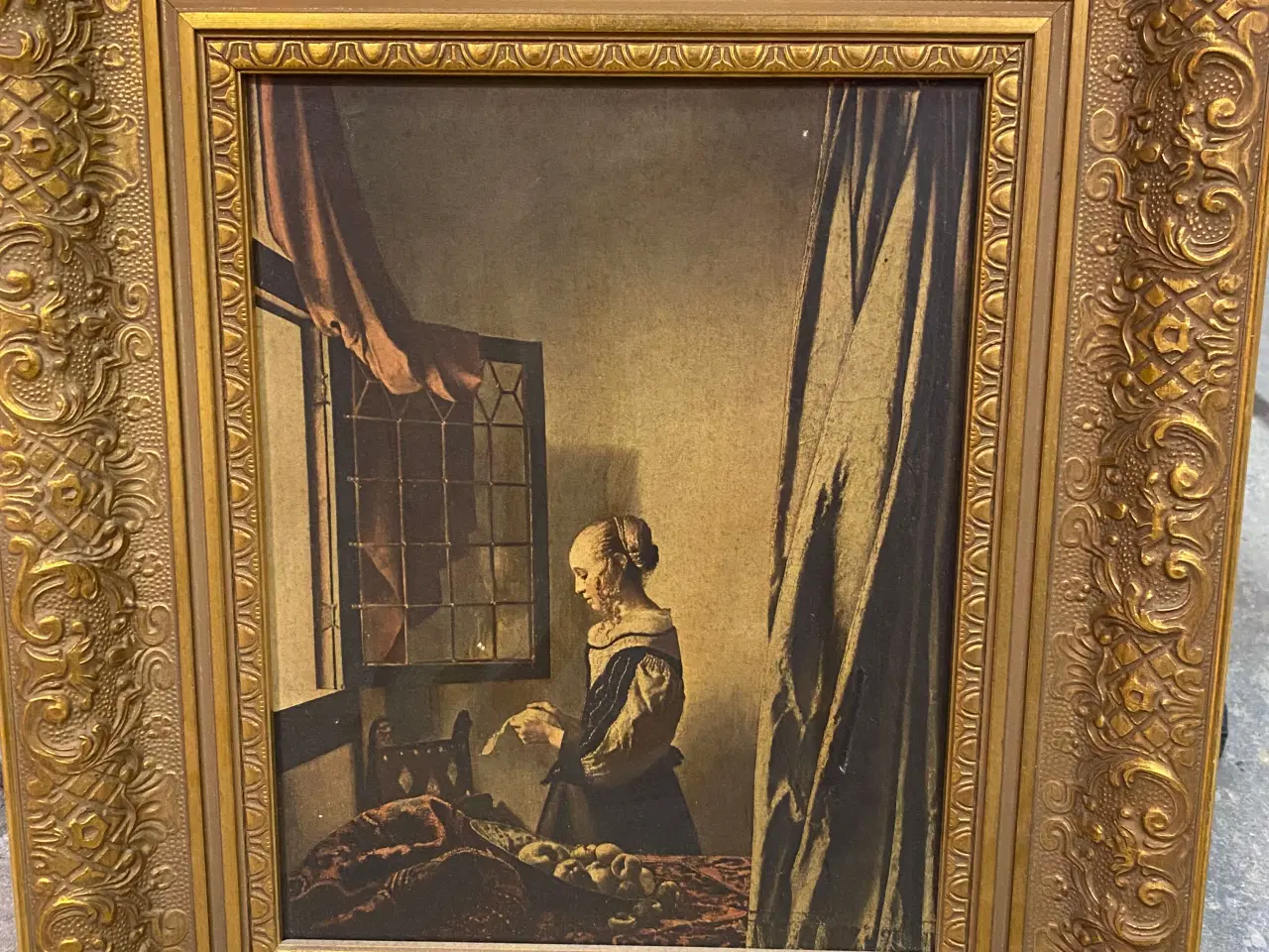 Billede 1 - Johannes Vermeer reproduktion 232/292 35x44 cm