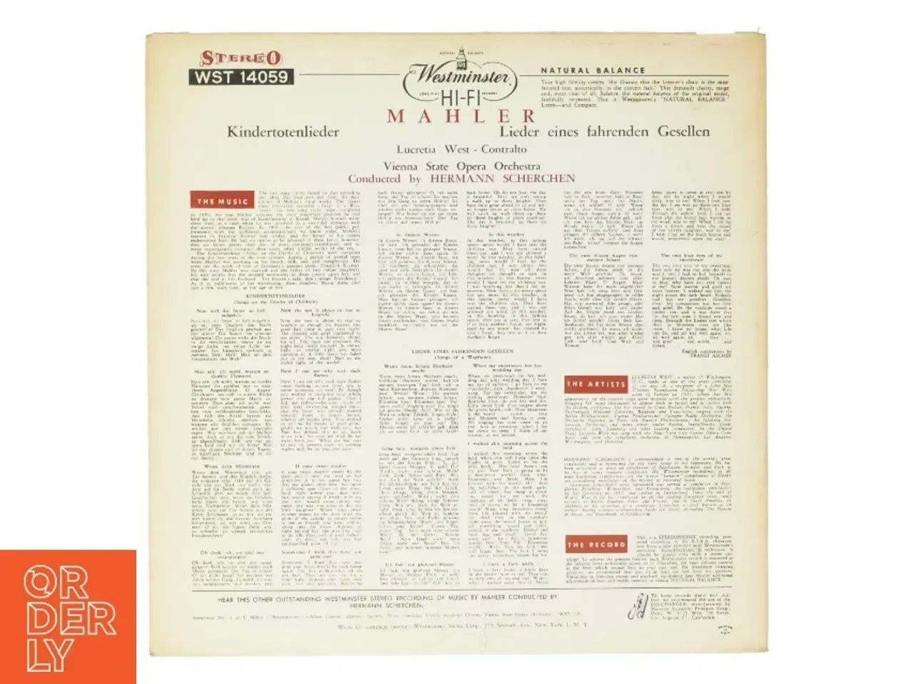 Billede 2 - Mahler (LP)