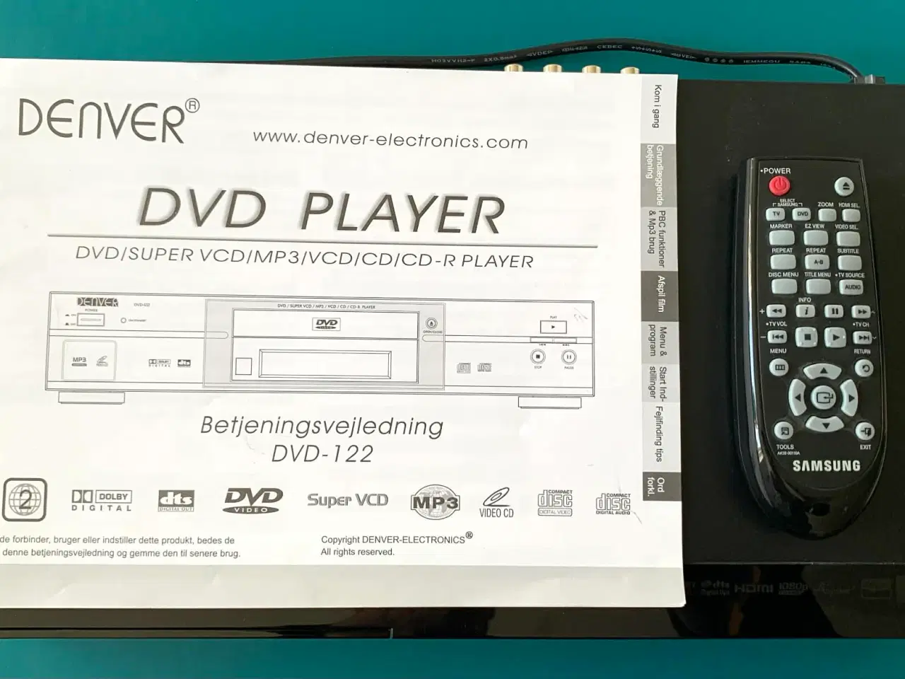 Billede 2 - Denver DVD-122 DVD afspiller med HDMI 1080p