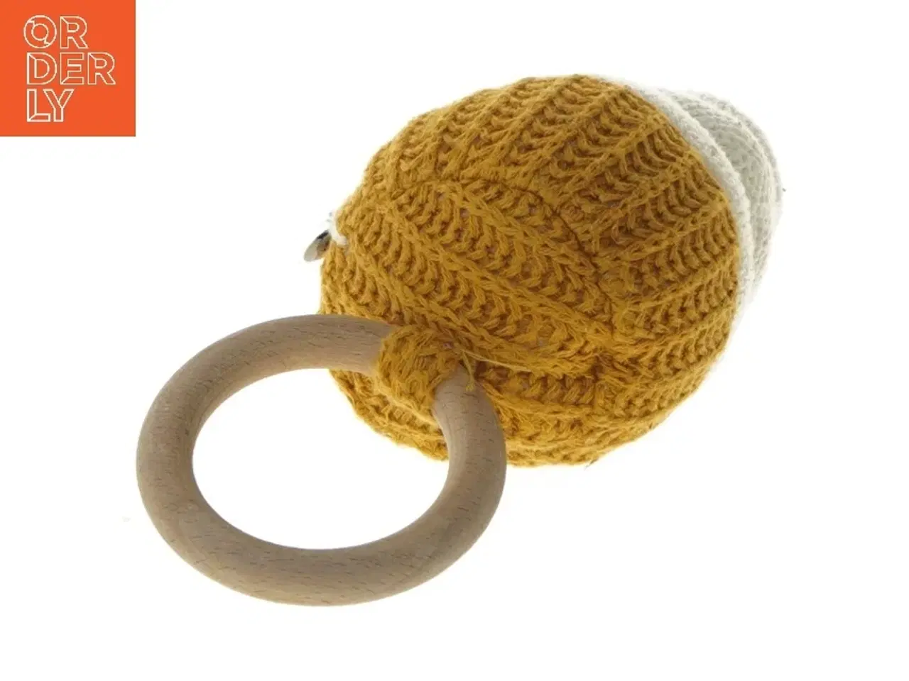 Billede 4 - Strikket baby rangle (str. 20 cm)