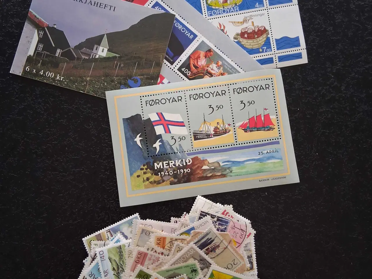 Billede 9 - Samling af danske frimærker