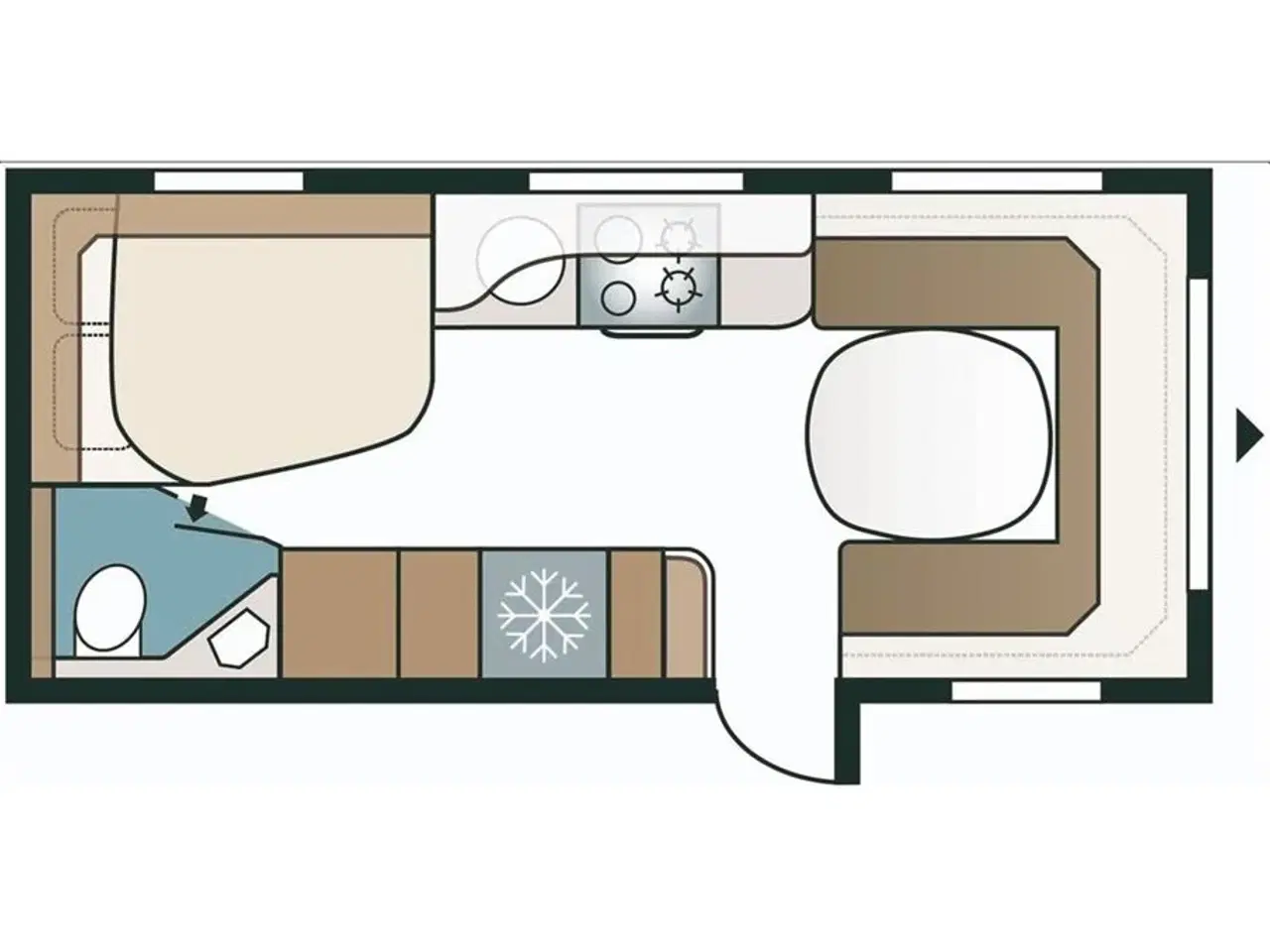 Billede 11 - 2023 - Kabe Imperial 560 XL KS   Kabe Imperial 560 XL KS 2023 - Se den nu hos Camping-Specialisten.dk