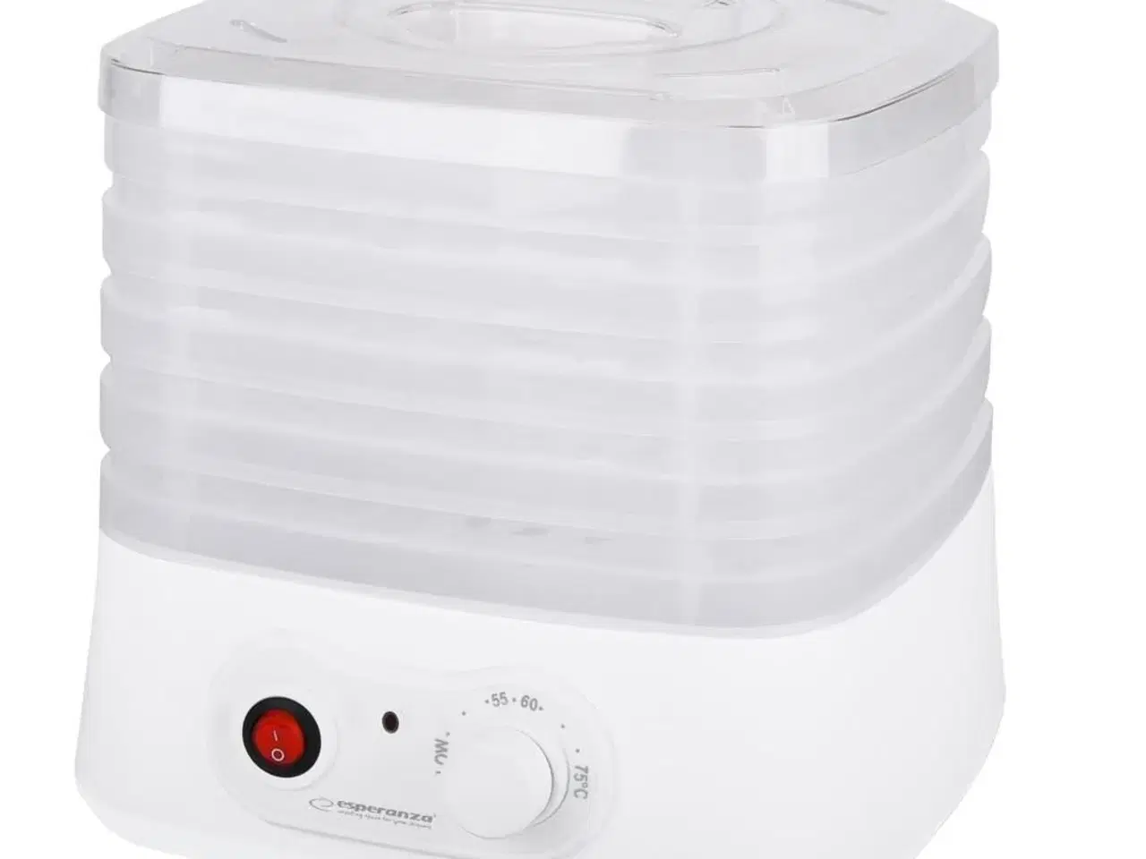 Billede 2 - Maddehydrator – Esperanza EKD004, transparent/hvid, 250 W