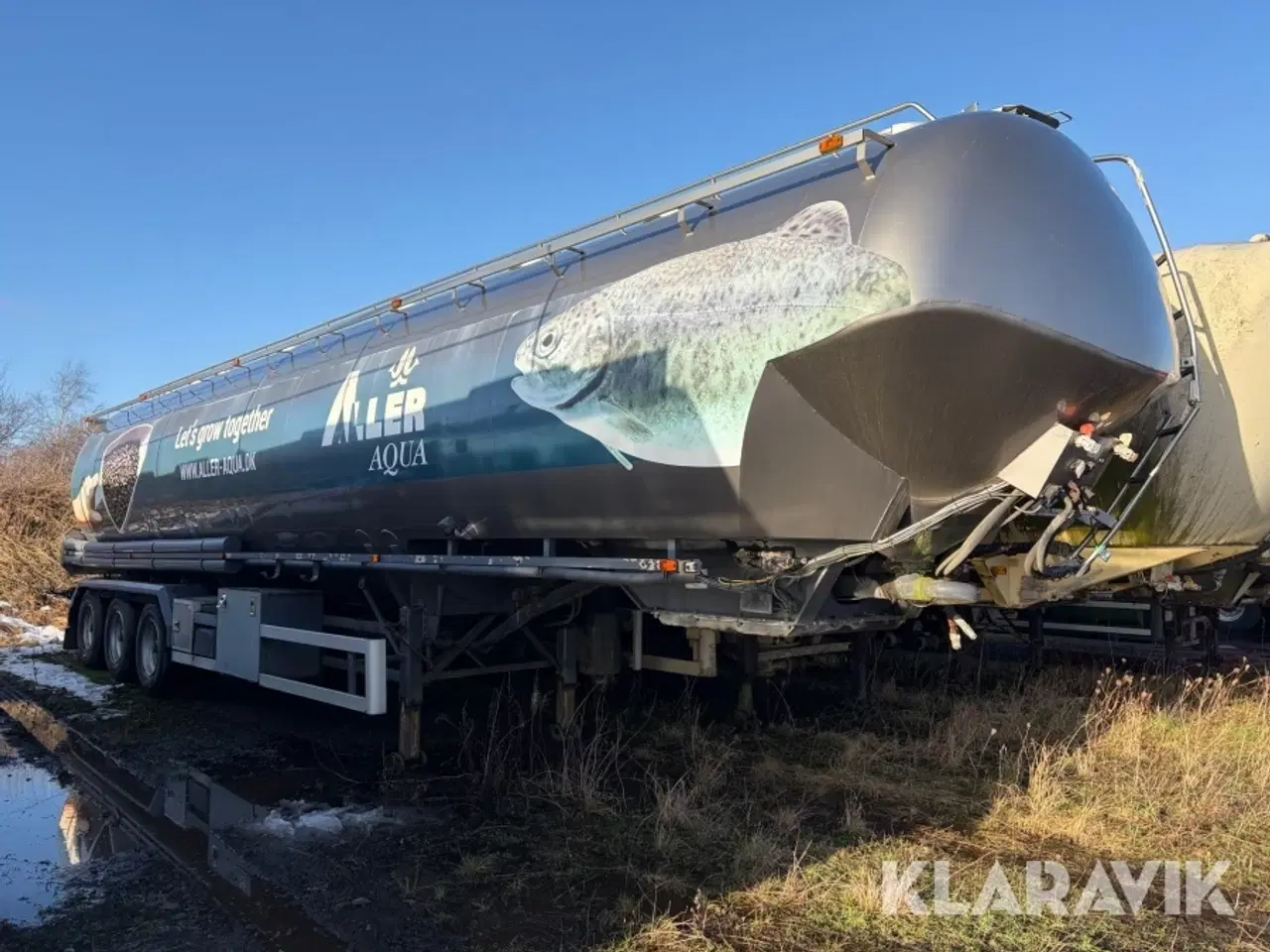 Billede 2 - Fodertank trailer Tranders TS60/24/16 8 rum 60 kubikmeter tank