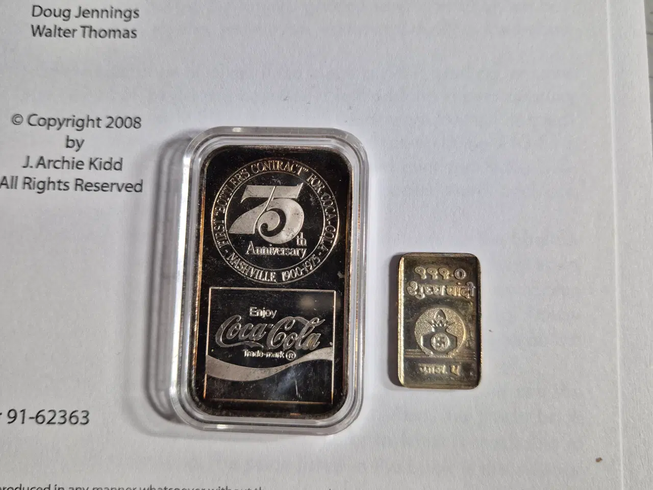 Billede 4 - Guide book  of silver bars