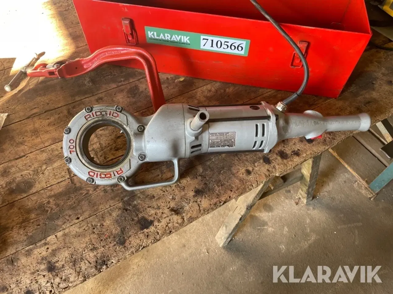 Billede 4 - Gevindskæremaskine Ridgid 700 bærbar