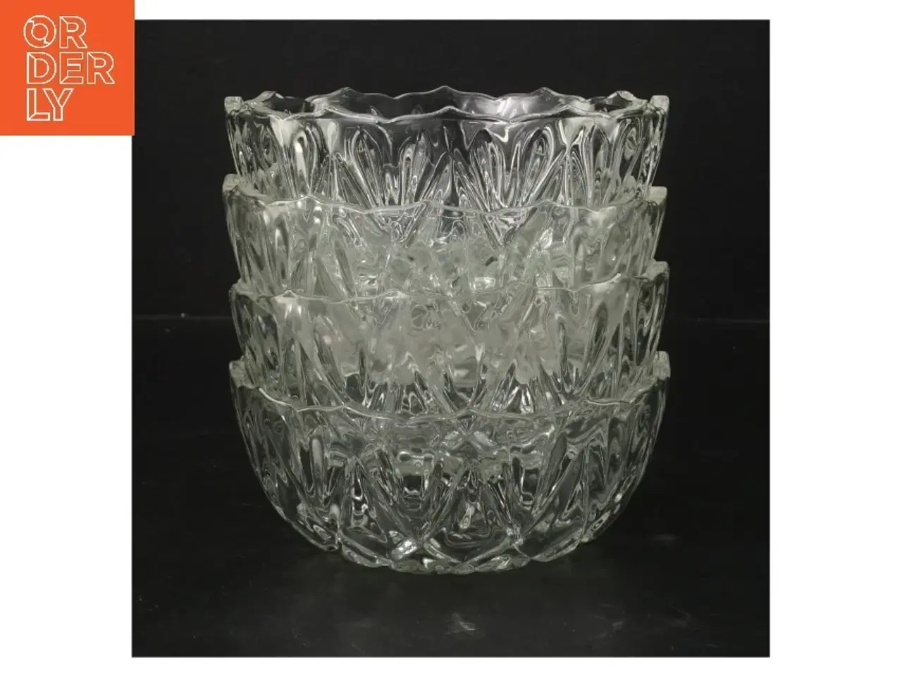 Billede 1 - Glas skåle, 4 stykker (str. 4 styk, ø 13 cm)