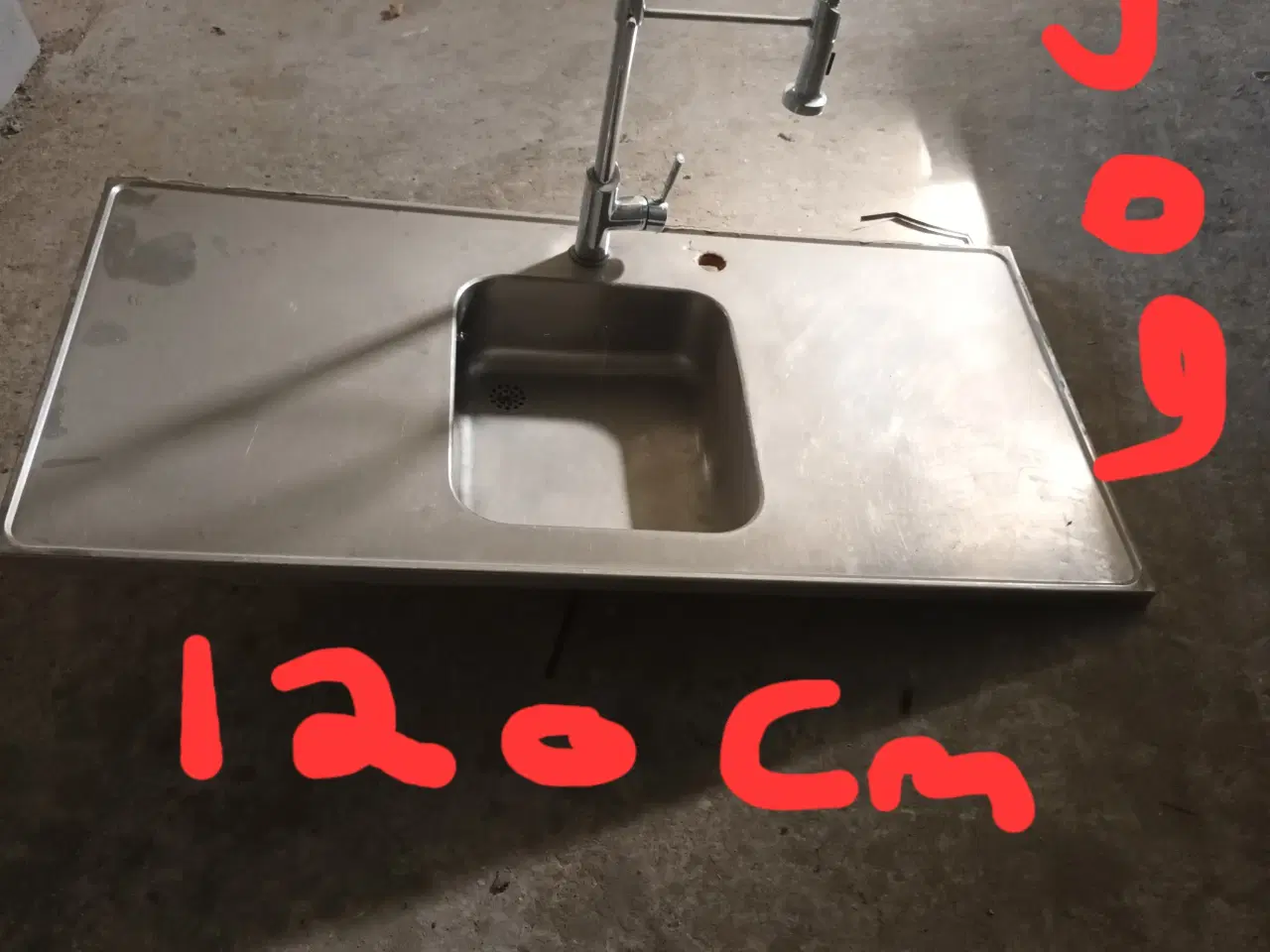 Billede 1 - Køkkenvask i stål