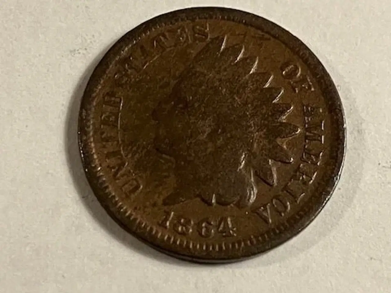 Billede 1 - One Cent 1864 USA