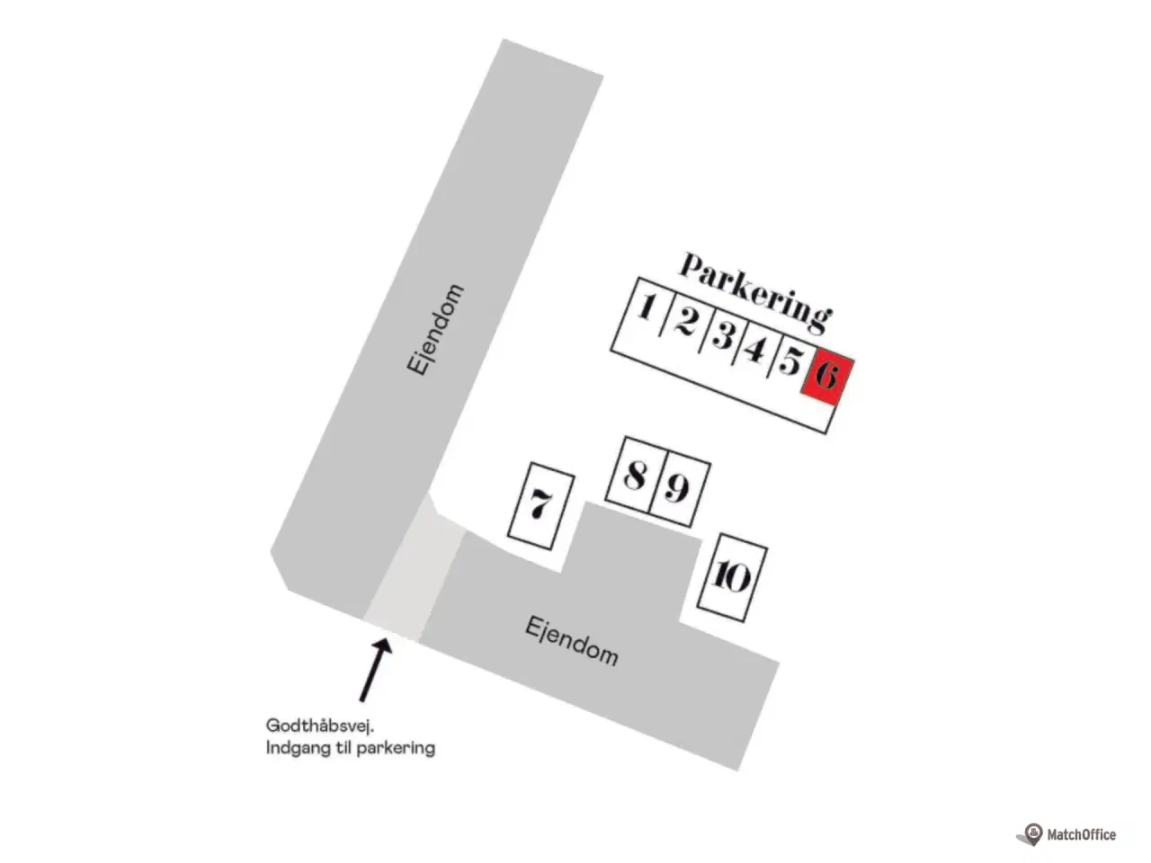 Billede 21 - Parkering til leje på Godthåbsvej 8. Frederiksberg