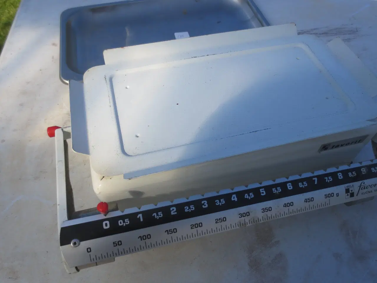 Billede 4 - 1 stk Retro Køkenvægt Favorit 10 Kg 
