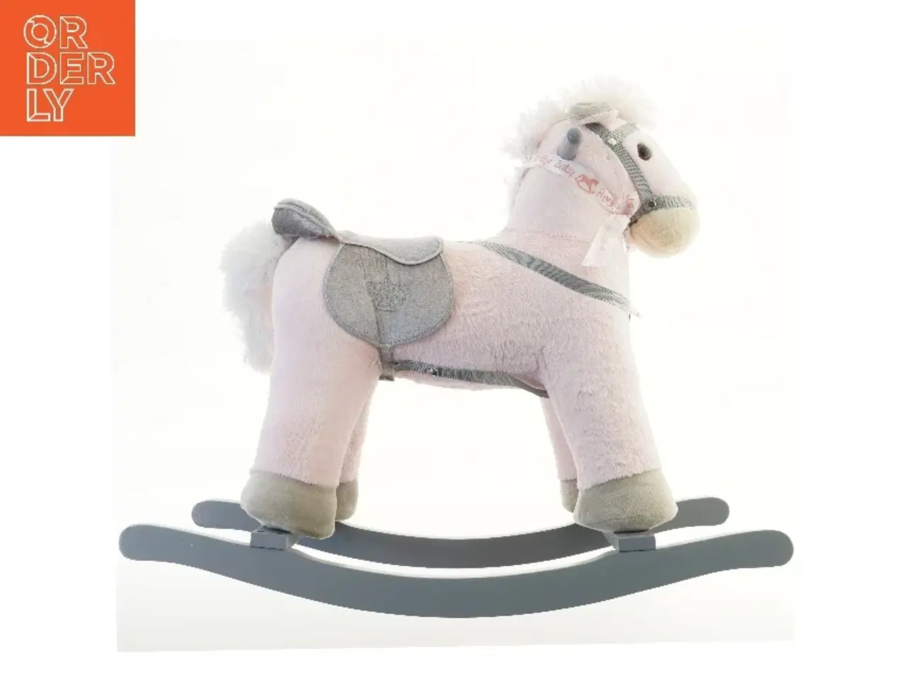 Billede 2 - Lyserød gyngehest (str. 73,5x61 cm)