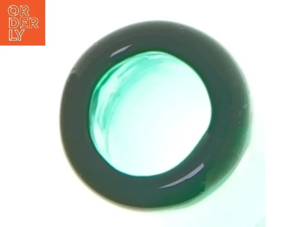 Billede 3 - Grøn glasvase (str. 33 cm)