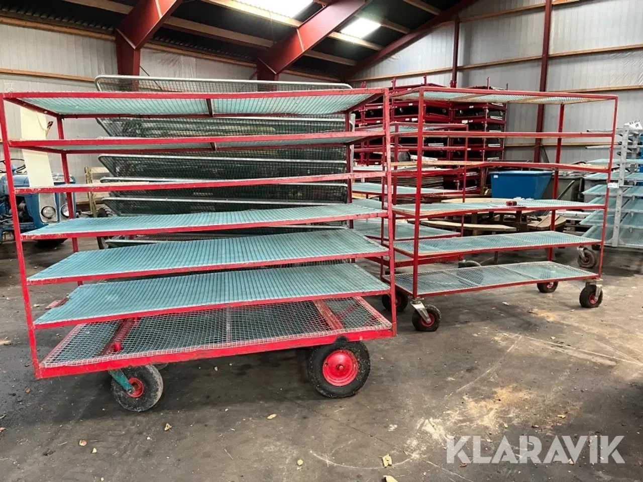 Billede 1 - Hyldevogne til minkskind 12 styk