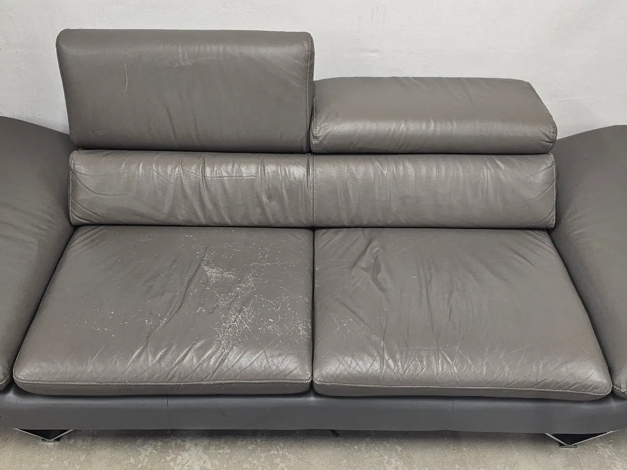 Billede 2 - Læder sofa