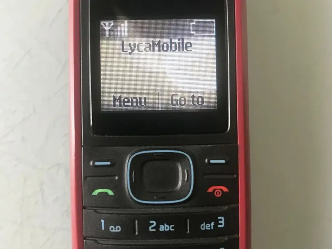 Billede 1 - Nokia 1208 red