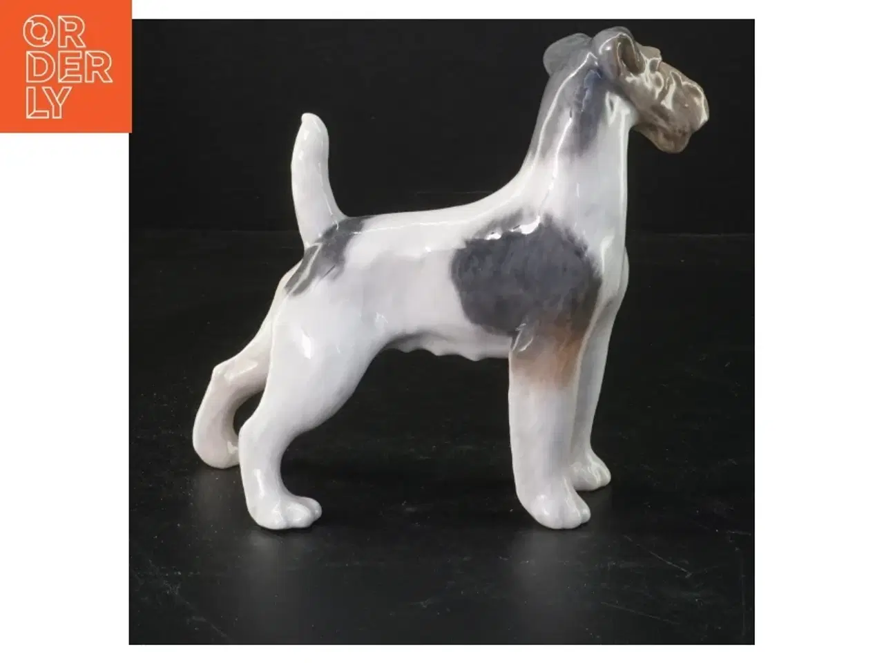 Billede 2 - Porcelæn terrier figur (str. 14x16 cm)