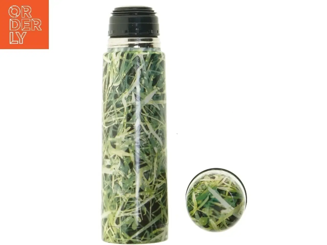 Billede 1 - Termokande med græstryk (str. 23 cm)