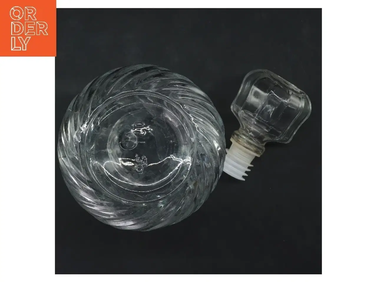 Billede 3 - Glas karaffel med prop (str. 24 cm)