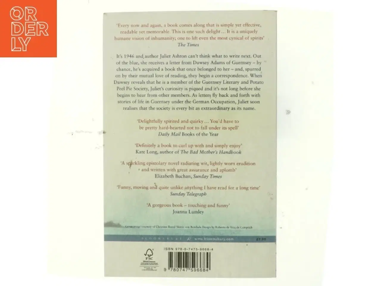 Billede 3 - The Guernsey literary and potato peel pie society af Mary Ann Shaffer (Bog)