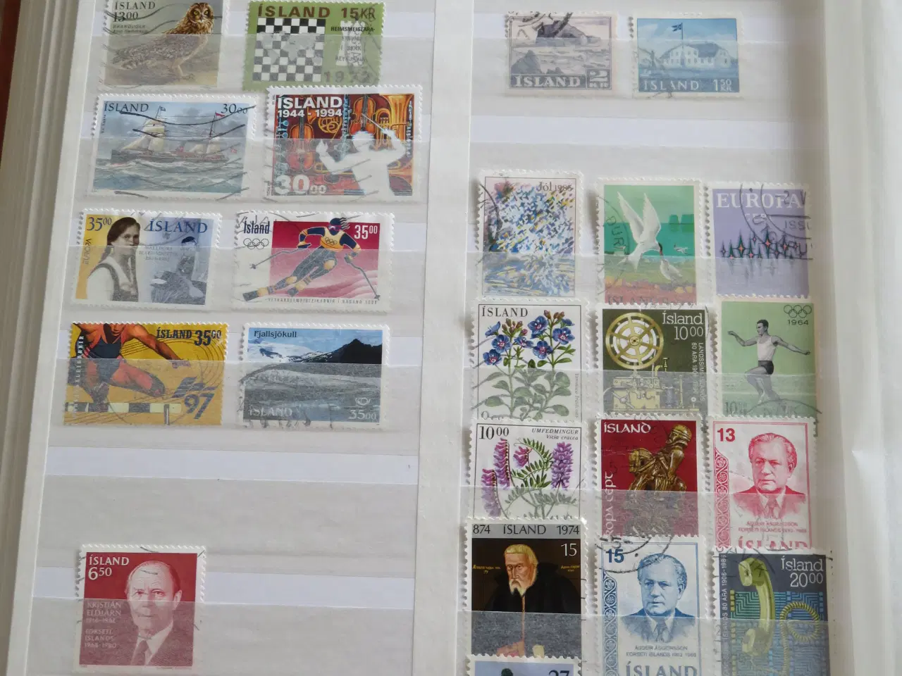 Billede 3 - Island, 142 forskellige frimærker
