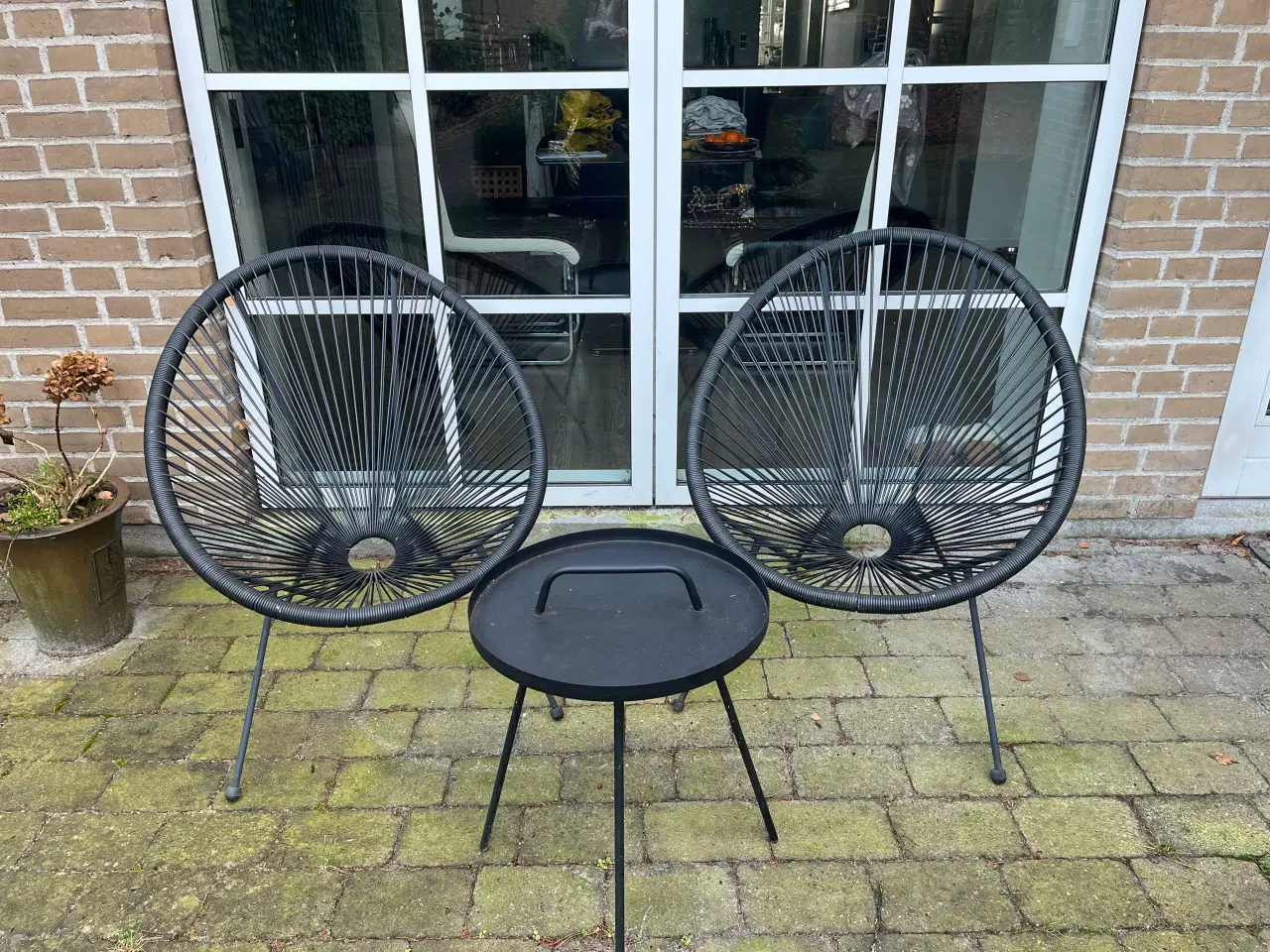 Billede 1 - 2 Ubberup loungestole med bord