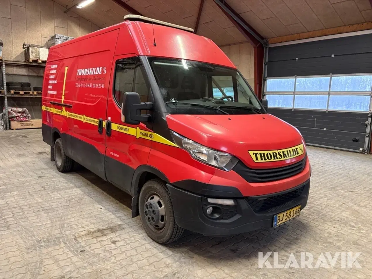 Billede 2 - Varebil Iveco Daily 3.0D 35C18 12 kubikmeter med komplet værktøjspakke