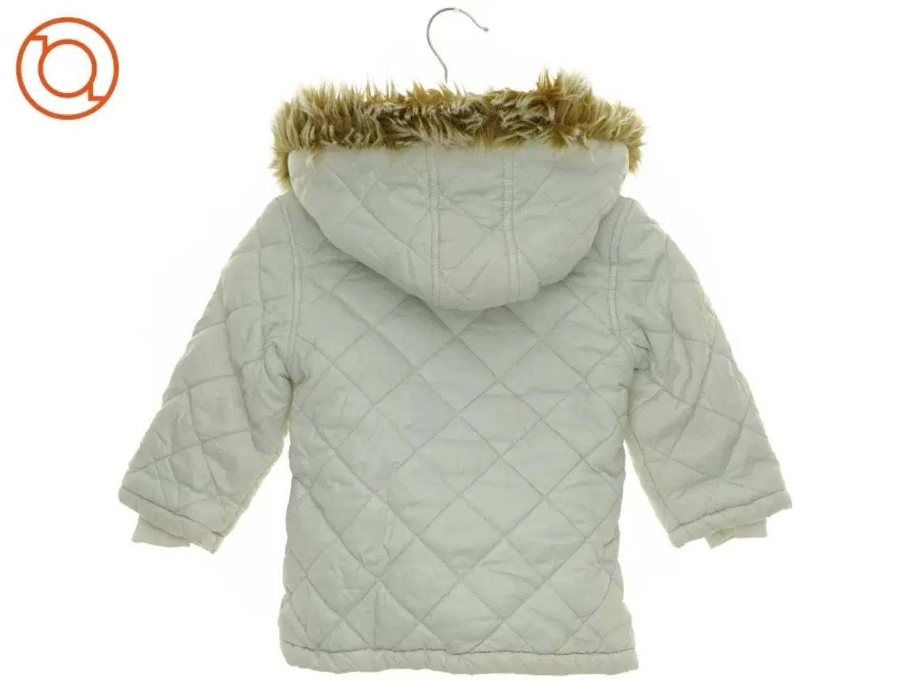 Billede 2 - Varm jakke med aftagelig hætteog pelskant (str. 92 cm)
