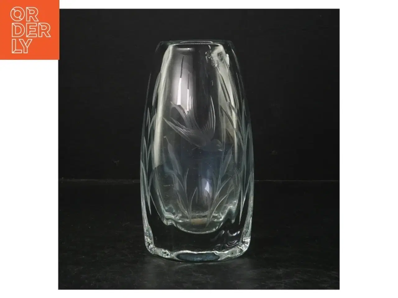Billede 1 - Krystalvase (str. 20 cm)