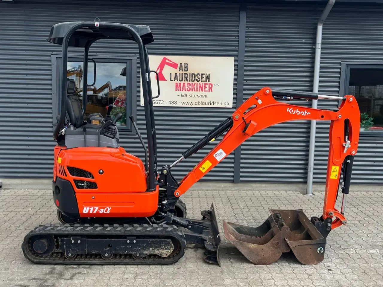 Billede 1 - Kubota U17-3 Hydraulisk hurtigskifte Kun kørt 212T