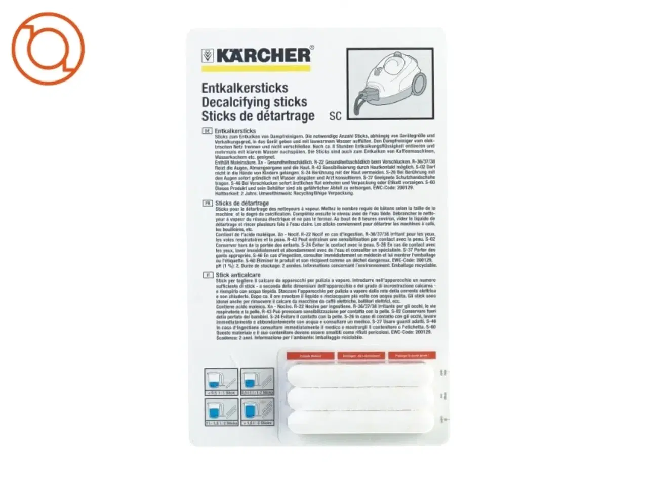 Billede 1 - stiks til støvsuger fra Karcher (str. 20 x 12 cm)