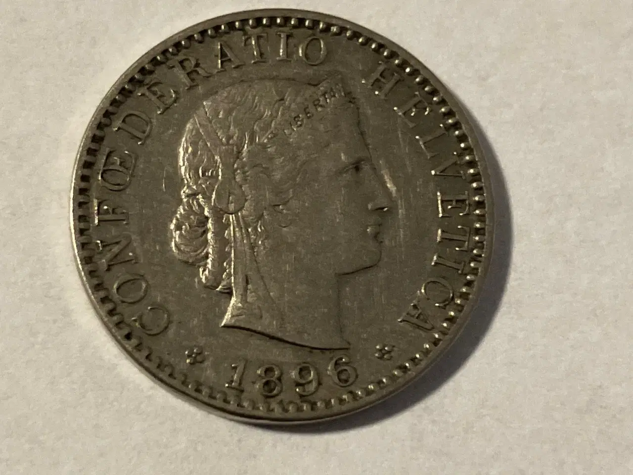 Billede 1 - 10 Rappen 1896 Switzerland