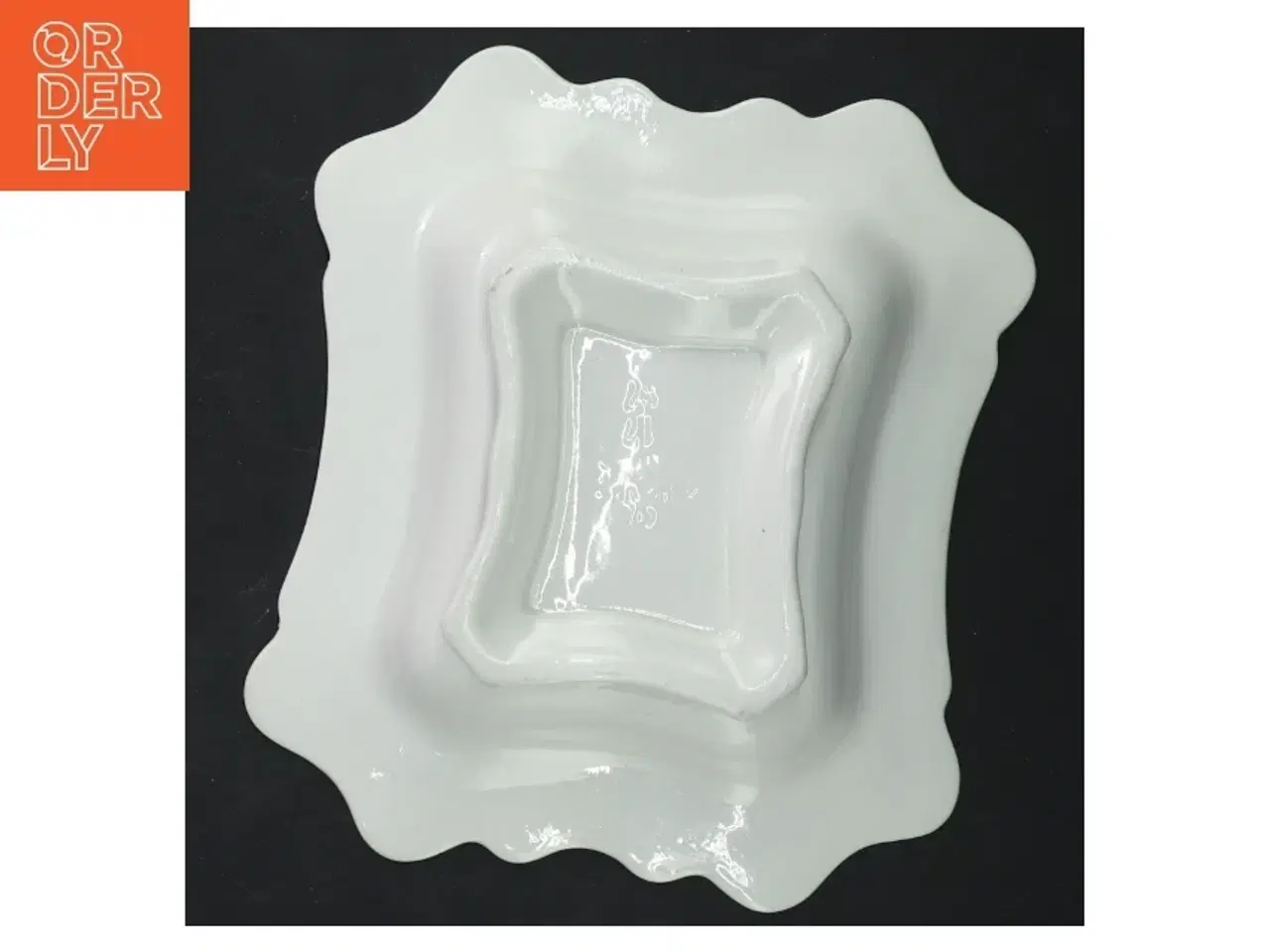 Billede 3 - Gustavberg Blå Blom skål (str. 19,5x17x3,5 cm)