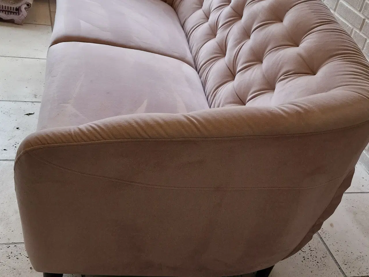 Billede 6 - Ria 3 pers. sofa i Dusty Rose velour