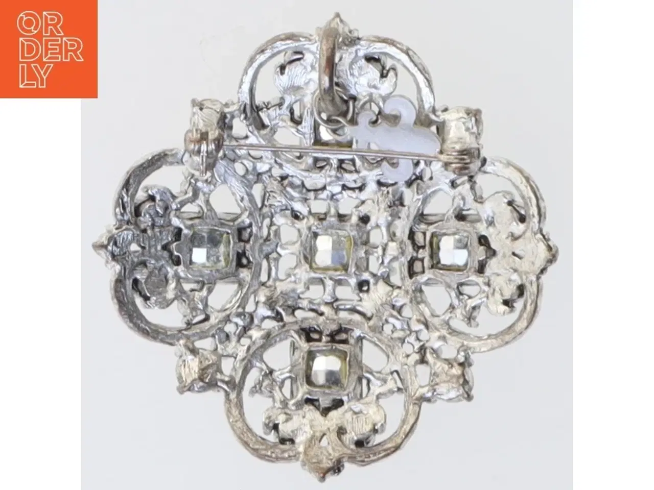 Billede 2 - Dekorativ broche (str. 5 x 5 cm)