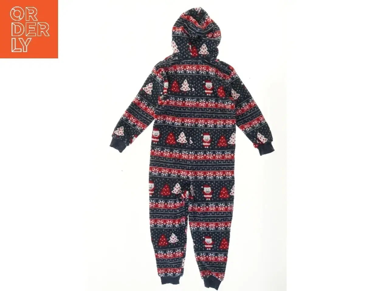 Billede 2 - Jule-onesie med hætte (str. 98)