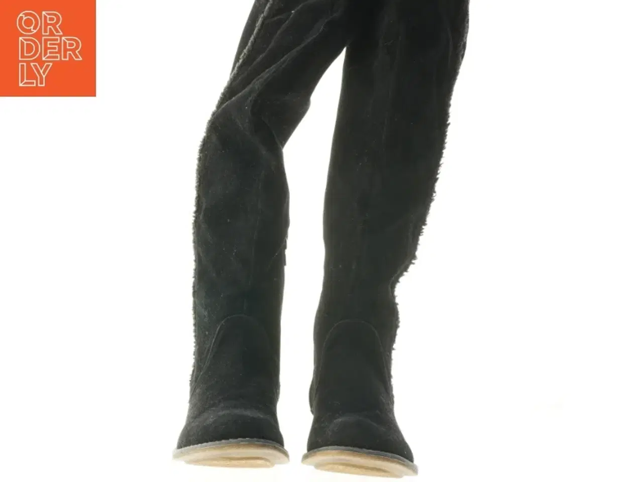 Billede 3 - Høje sorte støvler (str. 38 )