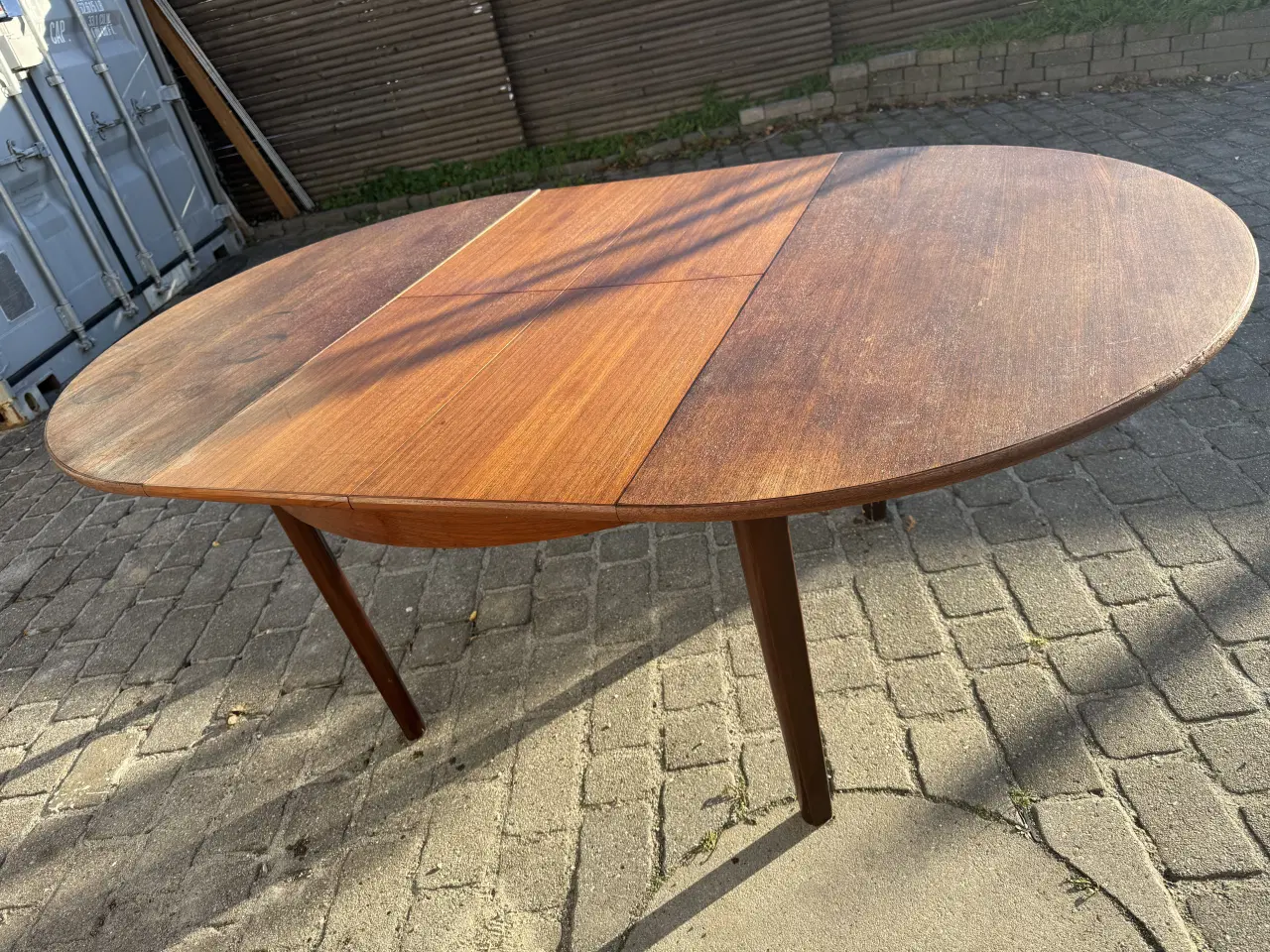 Billede 9 - Retro Teak Spisebord m. Butterfly-udtræk + 4 Match