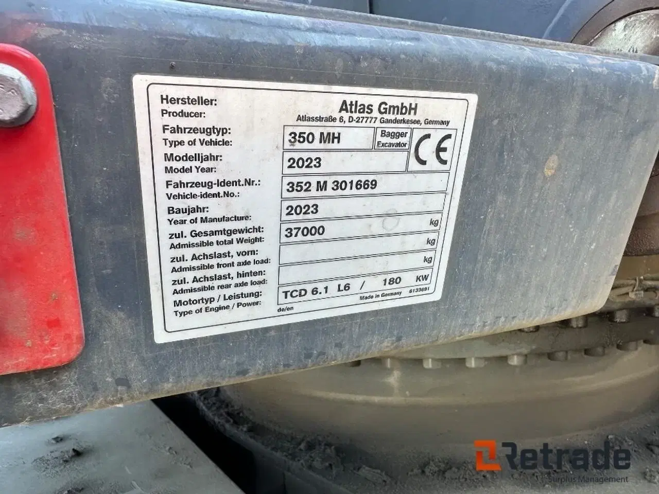 Billede 3 - Atlas 350 MH Med sorter grab