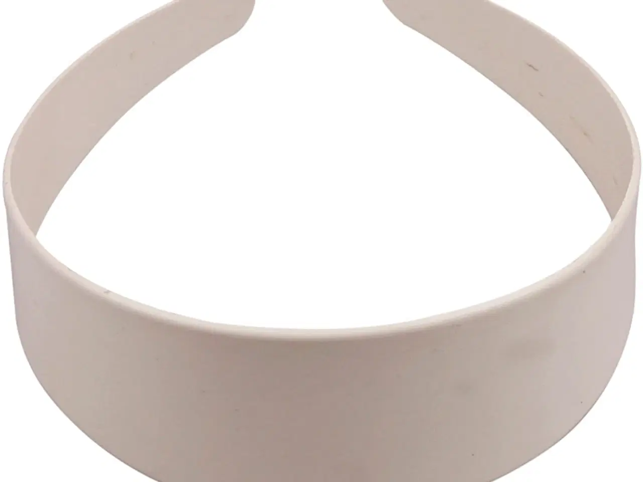 Billede 1 - Bred Hvid Hårbøjle 40 mm - Komfort og Stil