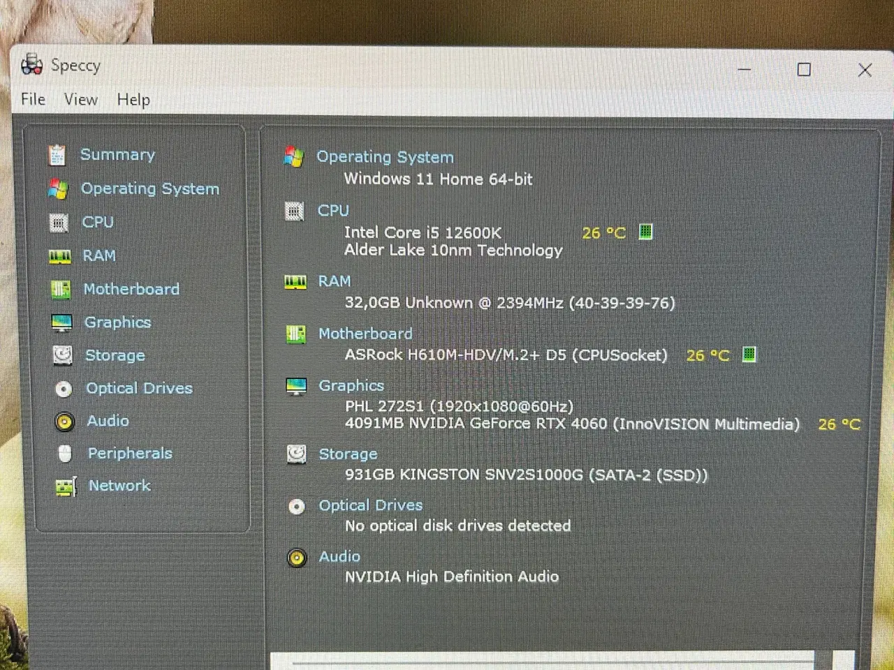 Billede 6 - HVID HIGH-END GAMING PC – i5 12600K • RTX 4060 • 3