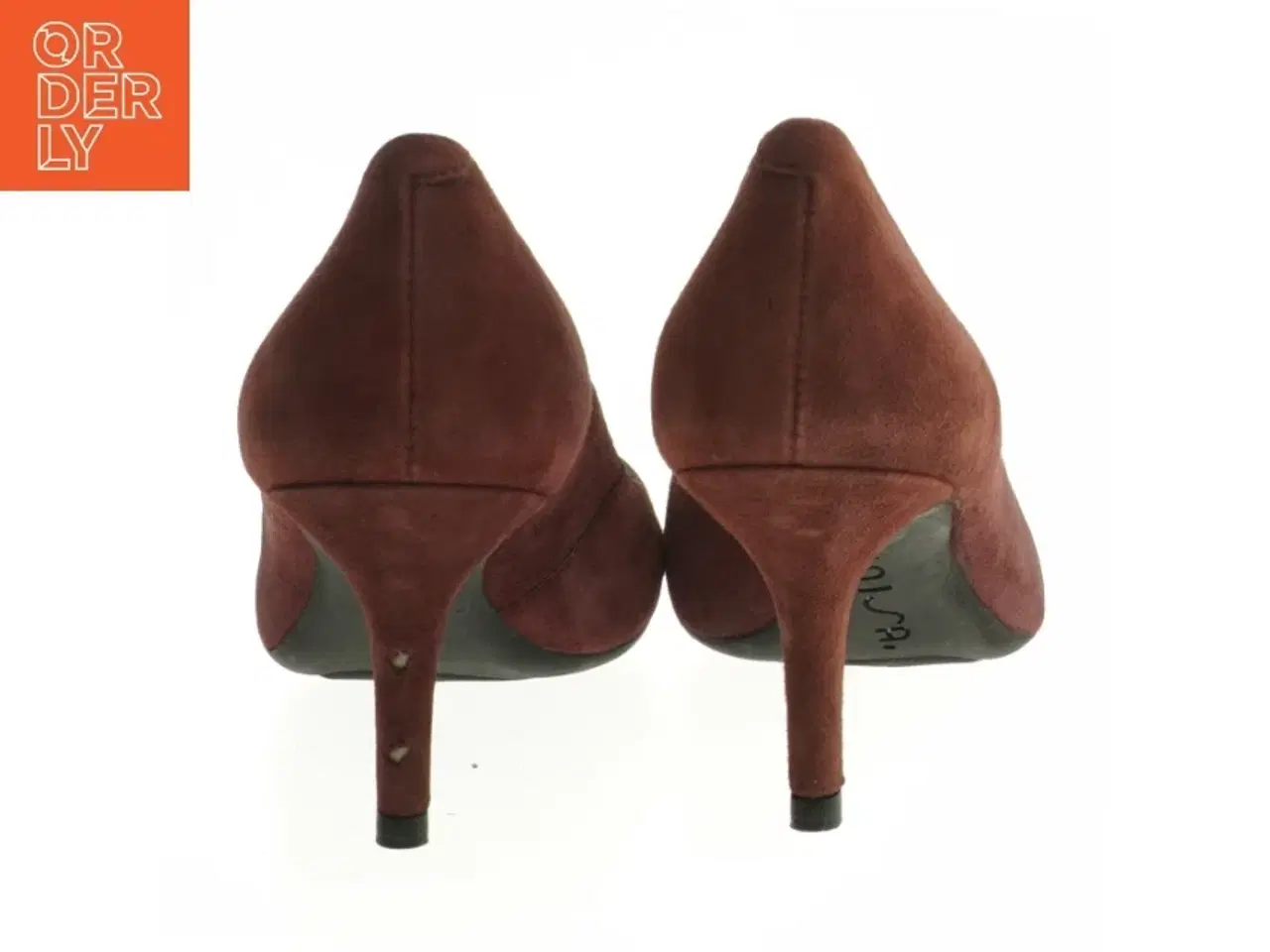 Billede 2 - Brun pumps i ruskind fra Unisa (str. 38 )