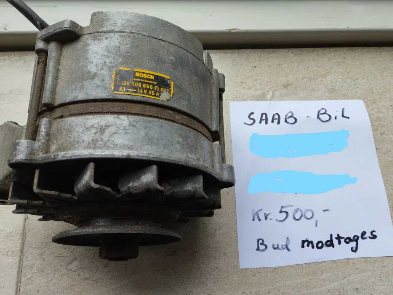 Billede 1 - generator til SAAB bil 95/96
