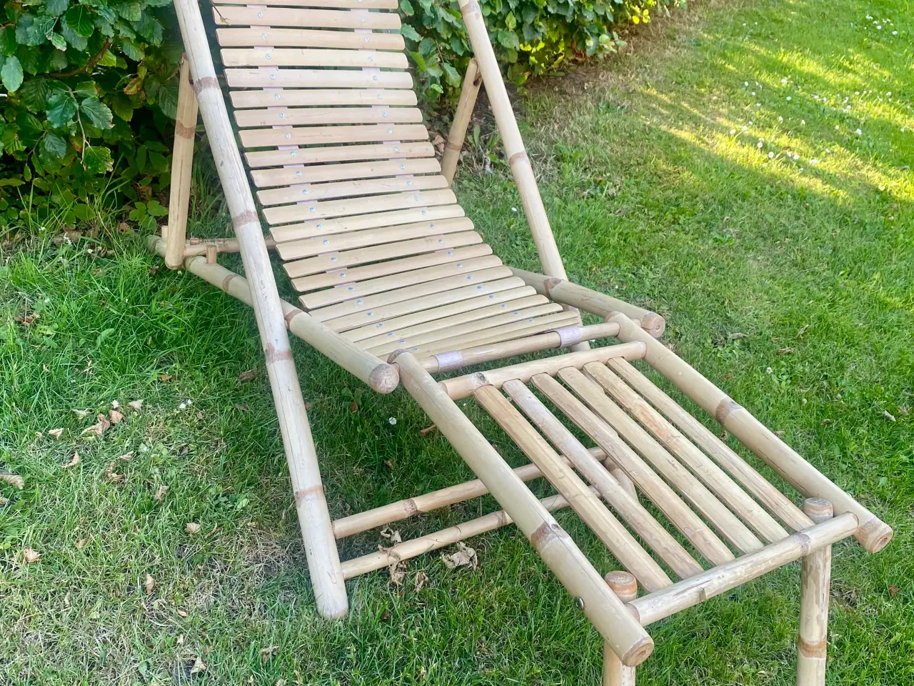 Billede 5 - Bambus liggestol fra Salling 
