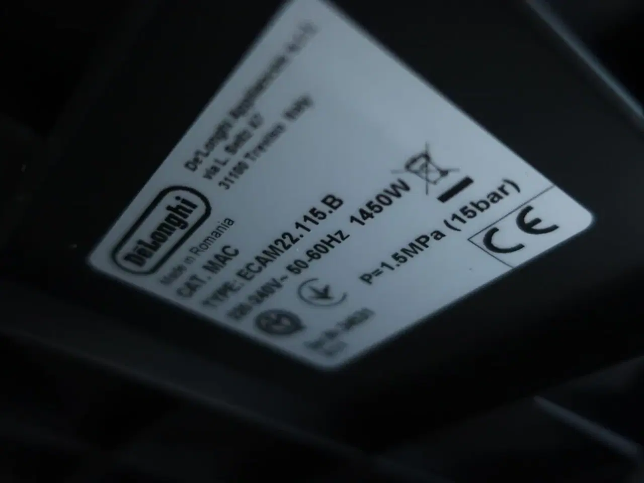 Billede 3 - Espressomaskine DELONGHI ECAM22.115.B