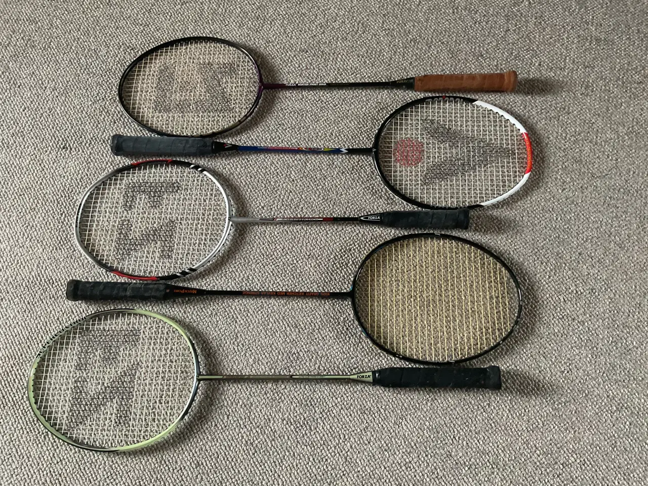 Billede 2 - Badminton ketsjere. 5 stk.