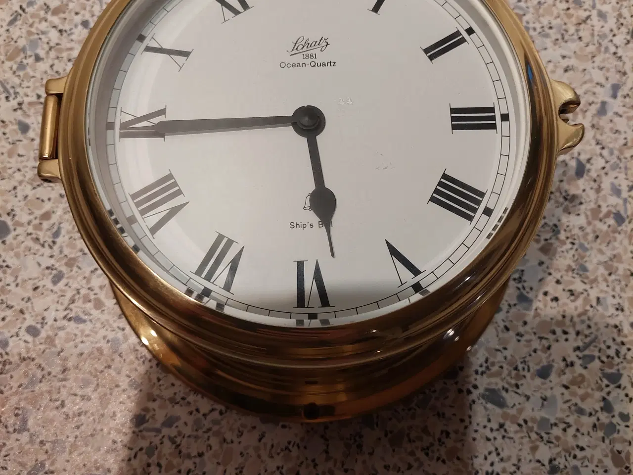 Billede 1 - Schaty Skibs ur og Barometer i messing