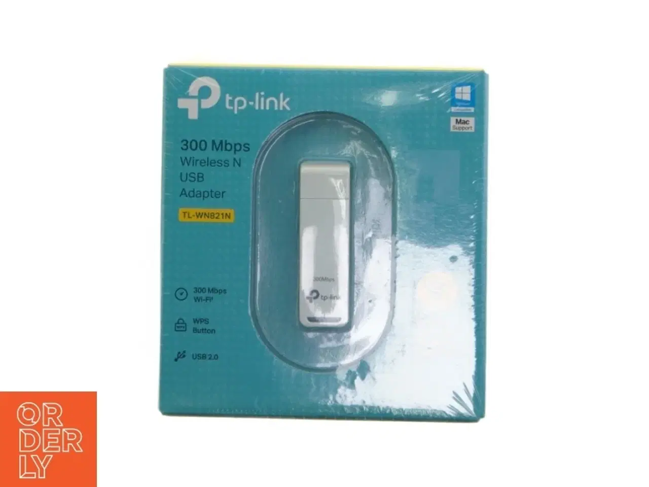 Billede 1 - TP-Link trådløs N USB-adapter (str. 16 x 14 cm)